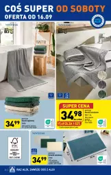 Gazetka promocyjna Aldi - Pełna oferta - Gazetka - ważna od 16.09 do 16.09.2023 - strona 38 - produkty: Ręcznik kąpielowy, Dywanik łazienkowy, Dywanik, Wełna, Ręcznik, Dywan, HP