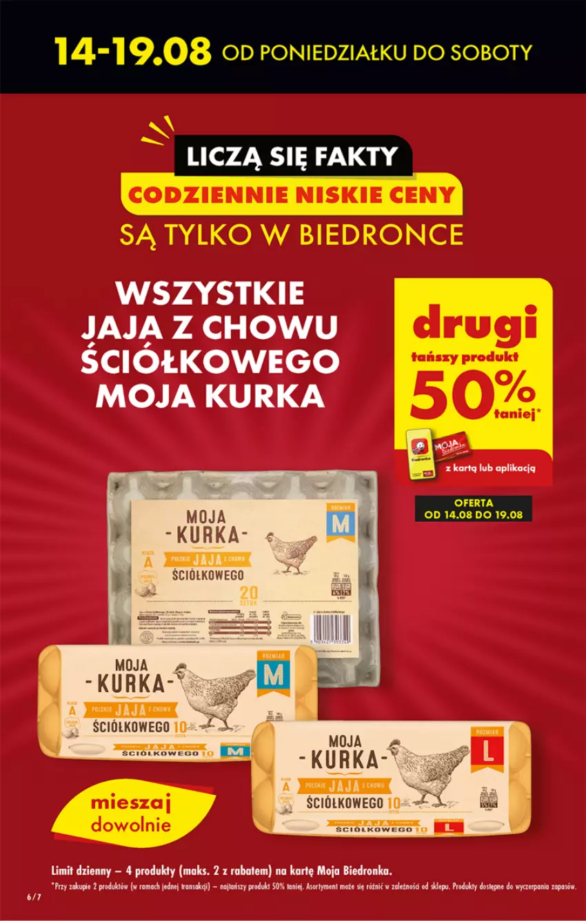 Gazetka promocyjna Biedronka - Od poniedzialku - ważna 14.08 do 19.08.2023 - strona 6 - produkty: Dron, Jaja, Rama