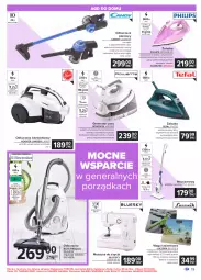 Gazetka promocyjna Carrefour - Gazetka Dom ożywa na wiosnę - Gazetka - ważna od 20.03 do 20.03.2021 - strona 19 - produkty: Odkurzacz, Top, Por, Mop, Gra, Philips, Electrolux, Mop parowy, Waga łazienkowa, Szczotka, Tefal, Silan, Szyna, Bateria, Candy, Generator pary, Waga, Orka, Rowenta, Fa