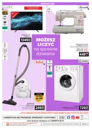 Gazetka promocyjna Carrefour - Gazetka Dom ożywa na wiosnę - Gazetka - ważna od 20.03 do 20.03.2021 - strona 20 - produkty: Teleskop, Odkurzacz, Pralka, Gra, Rura, O nas, Indesit, Tefal, Szyny, Szyna, Telewizor, Orka, Fa