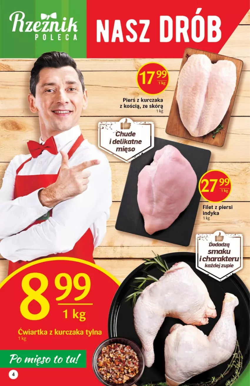 Gazetka promocyjna Delikatesy Centrum - Gazetka DC34 - ważna 01.09 do 07.09.2022 - strona 4 - produkty: Filet z piersi indyka, Kurczak, Mięso