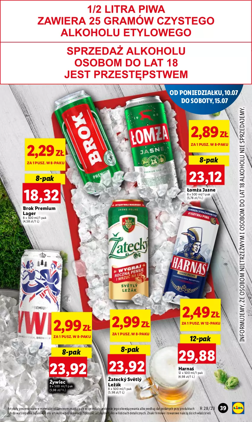 Gazetka promocyjna Lidl - GAZETKA - ważna 10.07 do 12.07.2023 - strona 44 - produkty: Harnaś