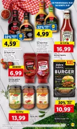 Gazetka promocyjna Lidl - GAZETKA - Gazetka - ważna od 12.07 do 12.07.2023 - strona 30 - produkty: Ketchup, Sos, Sezam, Pesto, Burger, Pudliszki, Heinz, Roślinny burger, LG