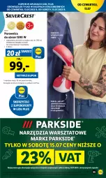 Gazetka promocyjna Lidl - GAZETKA - Gazetka - ważna od 12.07 do 12.07.2023 - strona 60 - produkty: Parkside, Parownica