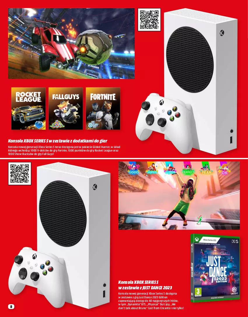 Gazetka promocyjna Media Markt - Gazetka Media Markt - ważna 01.12 do 31.12.2022 - strona 8 - produkty: Fa, Gry, Konsola, Rocket League, Ser, Tera, Xbox