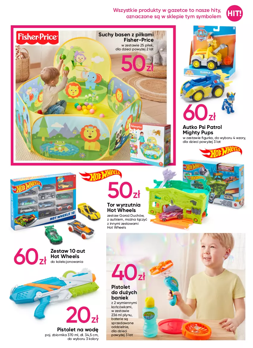 Gazetka promocyjna Pepco - Dołącz do superdrużyny! - ważna 07.04 do 20.04.2022 - strona 9 - produkty: Dzieci, Fisher-Price, Garaż, Hot Wheels, O nas, Pistolet, Psi Patrol, Wyrzutnia