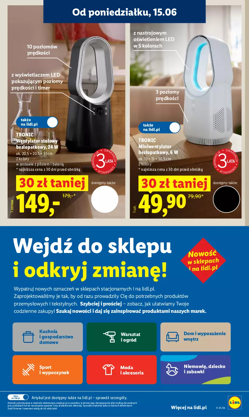 Gazetka promocyjna Lidl - Gazetka ważna od 15.06 do 17.06 - ważna 15.06 do 17.06.2026 - strona 29 - produkty: Kuchnia, Moda, Ogród, Por, Sport