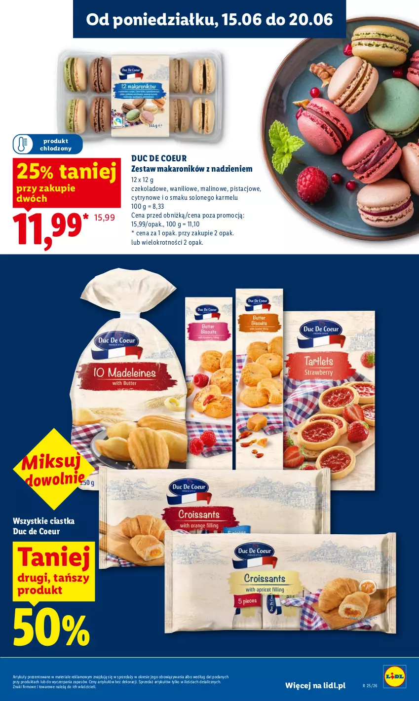 Gazetka promocyjna Lidl - Gazetka ważna od 15.06 do 17.06 - ważna 15.06 do 17.06.2026 - strona 71 - produkty: Ciastka, Makaron