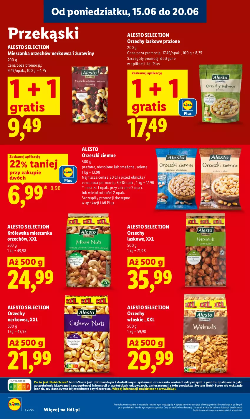 Gazetka promocyjna Lidl - Gazetka ważna od 15.06 do 17.06 - ważna 15.06 do 17.06.2026 - strona 82 - produkty: Gra, Orzechy włoskie, Orzeszki, Orzeszki ziemne