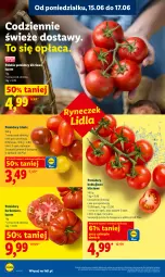 Gazetka promocyjna Lidl - Gazetka ważna od 15.06 do 17.06 - Gazetka - ważna od 17.06 do 17.06.2026 - strona 34 - produkty: Pomidory