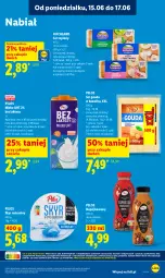 Gazetka promocyjna Lidl - Gazetka ważna od 15.06 do 17.06 - Gazetka - ważna od 17.06 do 17.06.2026 - strona 63 - produkty: Ser topiony, Top, Ser, Kawa, Pilos, Hochland, Gouda, Napój, Mleko