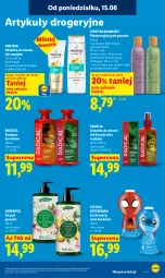 Gazetka promocyjna Lidl - Gazetka ważna od 15.06 do 17.06 - Gazetka - ważna od 17.06 do 17.06.2026 - strona 93 - produkty: Mus, Pantene, Spiderman, Szampon, Dzieci, Odżywka, Moments, Herbapol