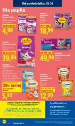 Gazetka promocyjna Lidl - Gazetka ważna od 15.06 do 17.06 - Gazetka - ważna od 17.06 do 17.06.2026 - strona 96 - produkty: Kurczak, Mokra karma, Por, Gra, Whiskas, Portal, Laur, Mola, Wołowina, Przysmak dla kota, Sucha karma