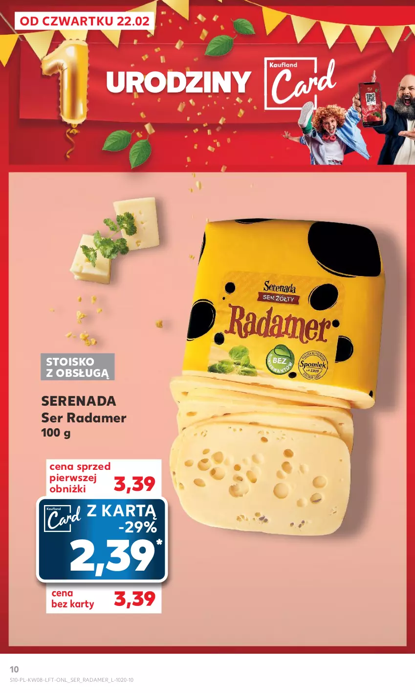 Gazetka promocyjna Kaufland - Gazetka tygodnia - ważna 22.02 do 28.02.2024 - strona 10 - produkty: Radamer, Ser