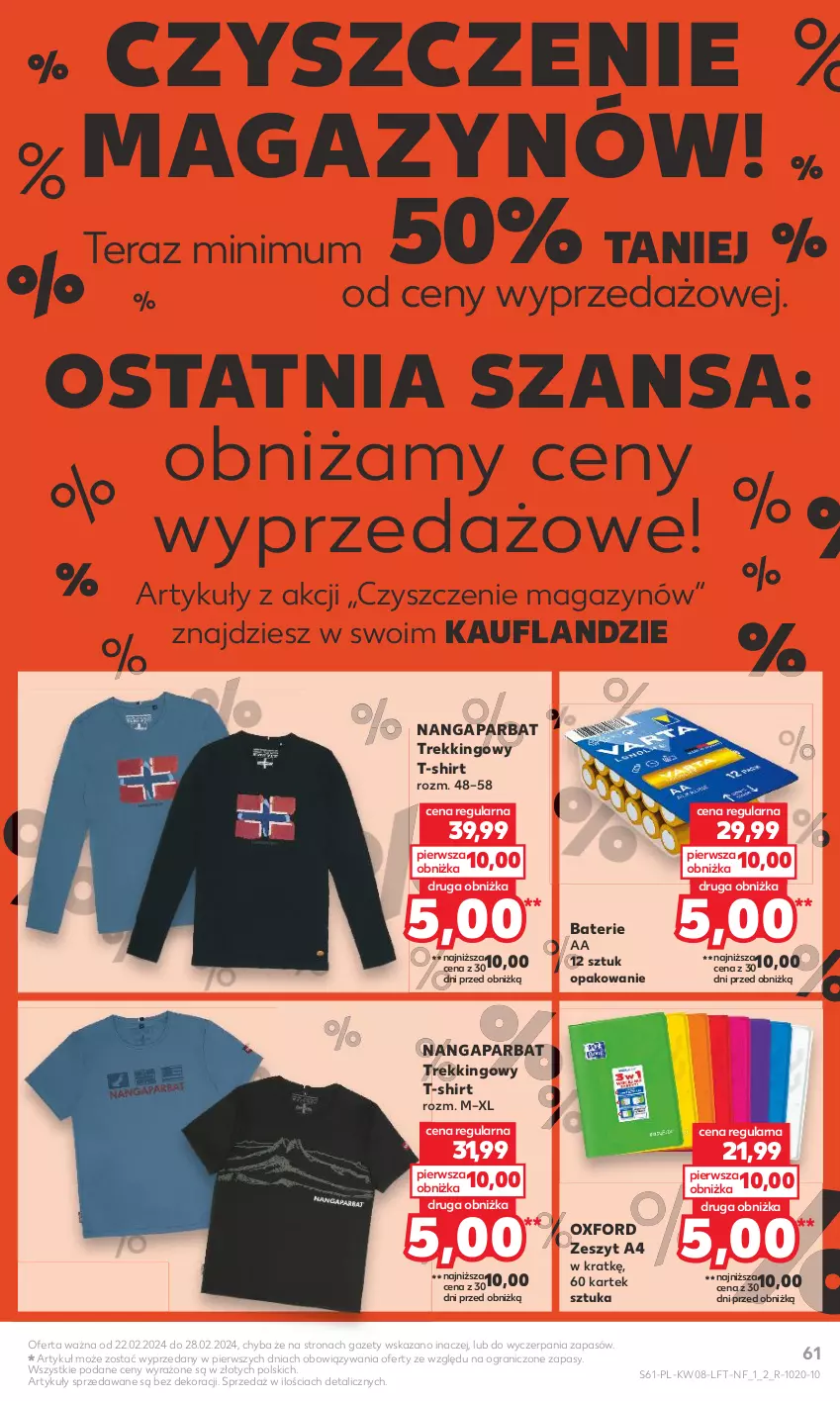 Gazetka promocyjna Kaufland - Gazetka tygodnia - ważna 22.02 do 28.02.2024 - strona 61 - produkty: Gra, T-shirt, Tera