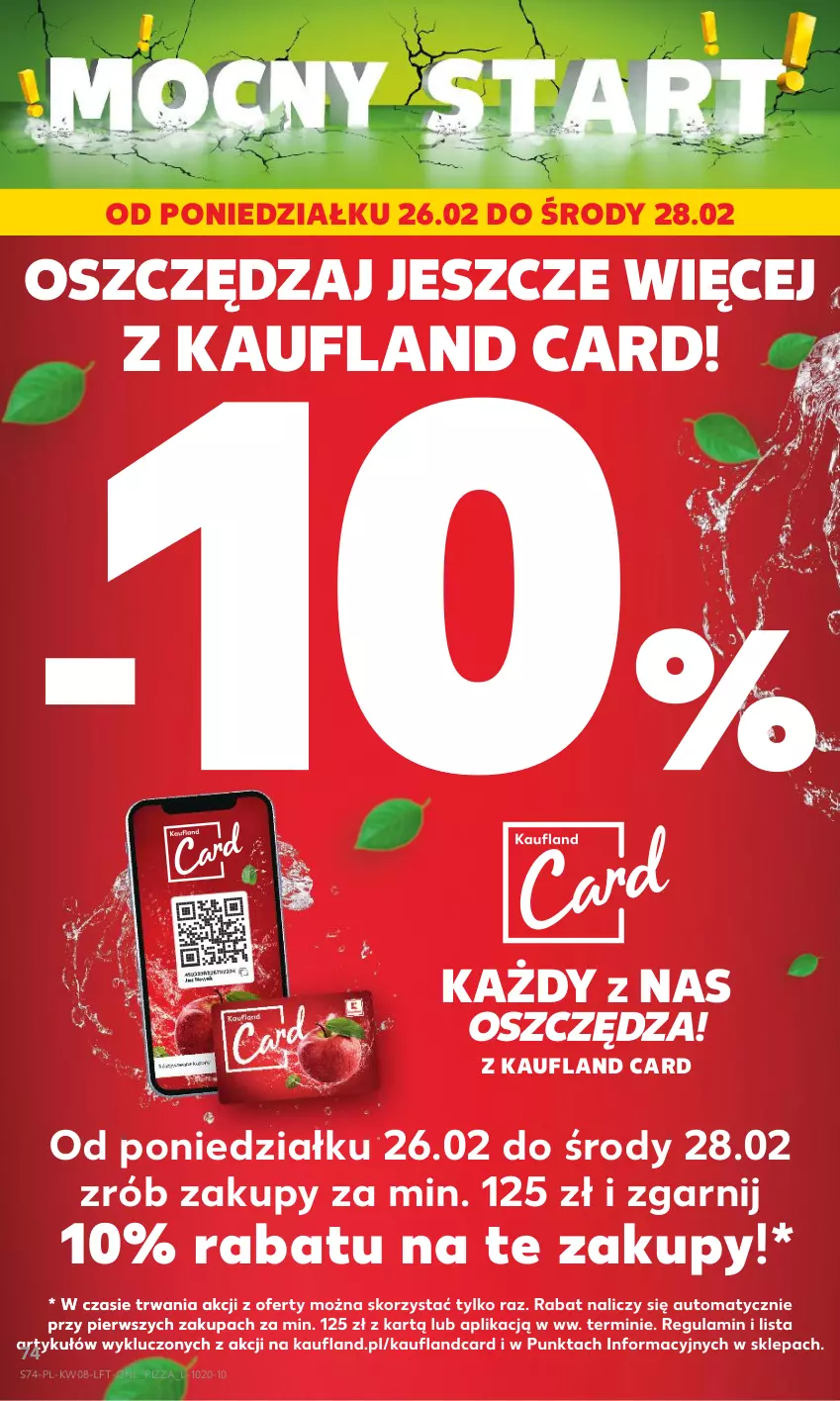 Gazetka promocyjna Kaufland - Gazetka tygodnia - ważna 22.02 do 28.02.2024 - strona 74 - produkty: Pizza