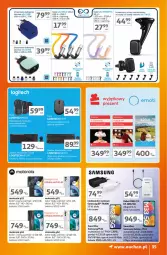 Gazetka promocyjna Auchan - Gazetka Znane Marki Lubiane Hipermarket Auchan - Gazetka - ważna od 13.09 do 13.09.2023 - strona 35 - produkty: Motorola, Przewód, Klawiatura, Kabel USB, Warka, Logitech, Mysz, Bateria, Samsung, Olej, Smartfon, K2