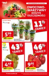 Gazetka promocyjna Auchan - Gazetka CENY W DÓŁ Supermarket Auchan - Gazetka - ważna od 26.06 do 26.06.2024 - strona 4 - produkty: Pietruszka, Kolendra, Papryka czerwona, Papryka, Ziemniaki, Bazyl, Bazylia, Mięta