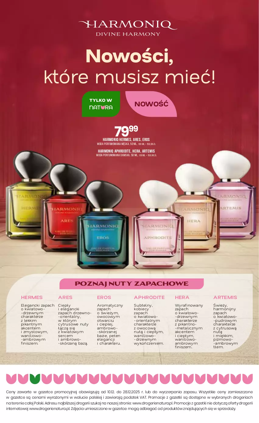 Gazetka promocyjna Drogerie Natura - Gazetka Drogerie Natura - ważna 10.12 do 28.12.2025 - strona 20 - produkty: Dres, JBL, Mus, Nuty, Perfum, Ser, Woda, Woda perfumowana
