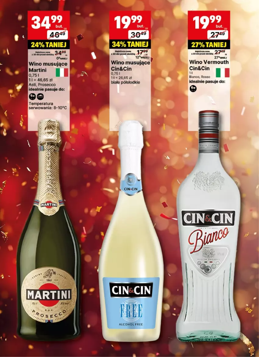 Gazetka promocyjna Delikatesy Centrum - DeliBarek DC04-DC05 - ważna 20.01 do 02.02.2025 - strona 8 - produkty: Martini, Mus, Prosecco, Ser, Vermouth, Wino, Wino musujące