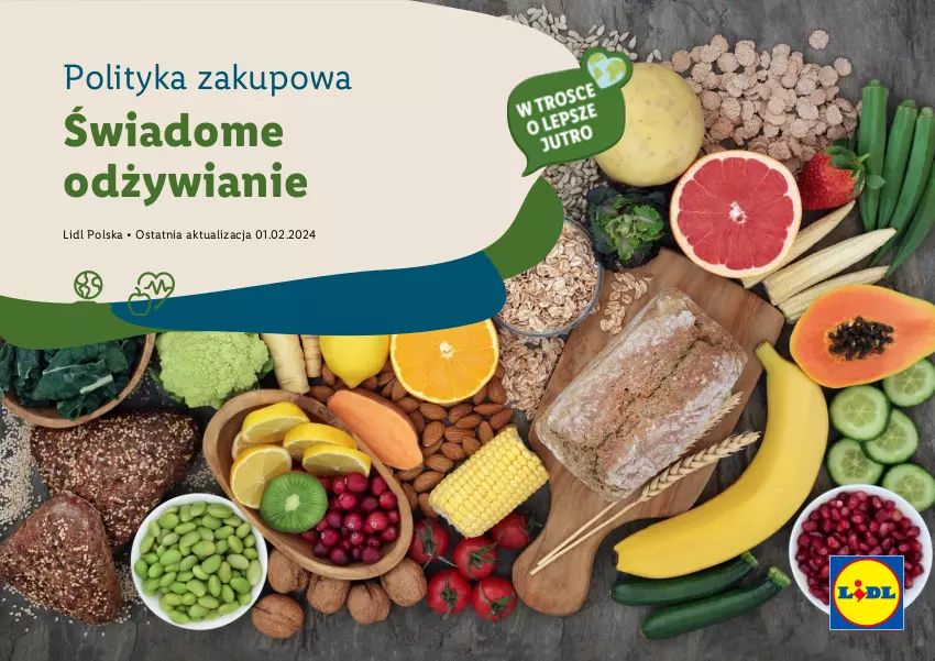 Gazetka promocyjna Lidl - Polityka zakupowa Odżywianie - ważna 25.03.2024 do 25.03.2030 - strona 1