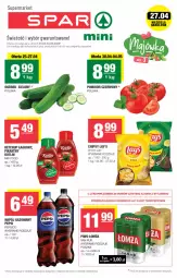 Gazetka promocyjna Spar - Spar-Mini - Gazetka - ważna od 01.05 do 01.05.2025 - strona 1 - produkty: Piwo, Ketchup, Pur, Ogórek, Chipsy, Pepsi, Napój gazowany, Kotlin, Napój