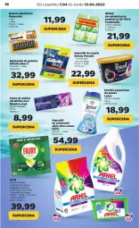 Gazetka promocyjna Netto - Gazetka spożywcza 7.04-13.04 - Gazetka - ważna od 13.04 do 13.04.2022 - strona 16 - produkty: Air Wick, Proszek do prania, Pasta do zębów, Perełki zapachowe, Szynka, Panasonic, Baterie alkaliczne, Gillette, Maszynka, Perwoll, Fairy, Zmywarki, Maszynka do golenia, Ariel, Kapsułki do prania, Lenor, Blend-a-Med, Fa