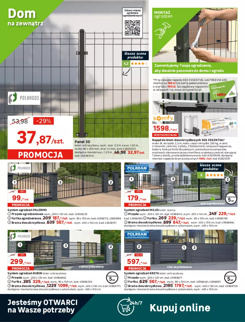 Gazetka promocyjna Leroy Merlin - Ogród  na balkonie - ważna 07.05 do 27.05.2021 - strona 8 - produkty: Bateria, Boazeria, Chodnik, Cynk, Drzwi, Drzwi wejściowe, Fa, Gra, Klamka, Kret, Lampa, Lazur, Ogród, Płyta, Rama, Reflektor, Rubin, Smartfon, Sos, Szal, Telefon, Top