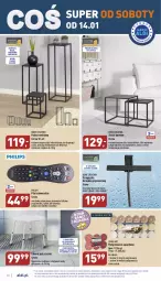 Gazetka promocyjna Aldi - Pełny katalog - Gazetka - ważna od 14.01 do 14.01.2023 - strona 26 - produkty: Sok, Por, Philips, Rama, Podgrzewacze, Stojak, Stolik, Soundbar, Taboret, Siedzisko, Telewizor