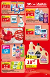 Gazetka promocyjna Auchan - Gazetka 30 Lat Hipermarket Auchan - Gazetka - ważna od 05.08 do 05.08.2026 - strona 31 - produkty: Worki na śmieci, Proszek do prania, Odplamiacz, Silan, Płyn do płukania, Worki na śmiec, Sanytol, Sidolux, Bryza