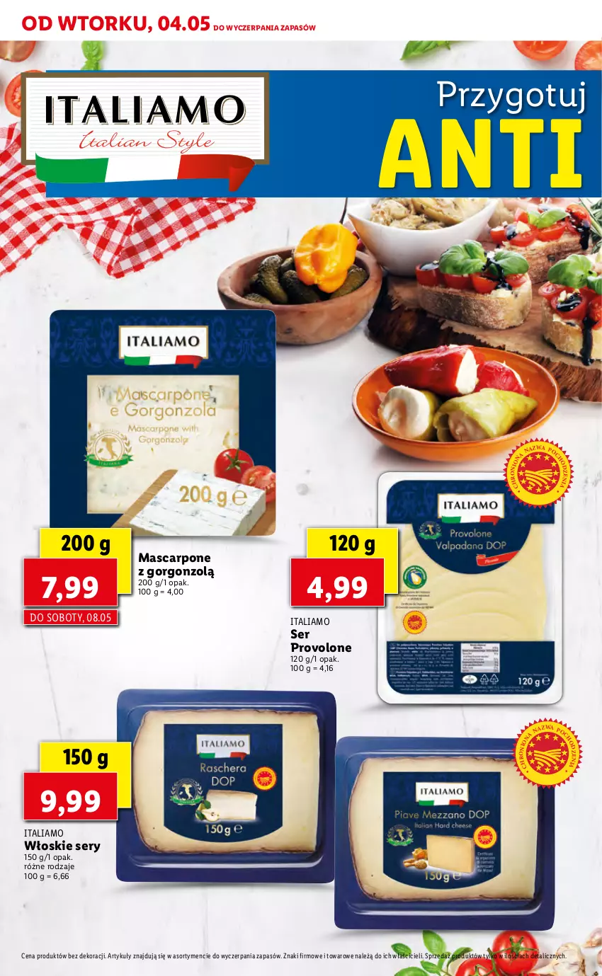 Gazetka promocyjna Lidl - TYDZIEŃ WŁOSKI - ważna 04.05 do 05.05.2021 - strona 26 - produkty: Mascarpone, Ser