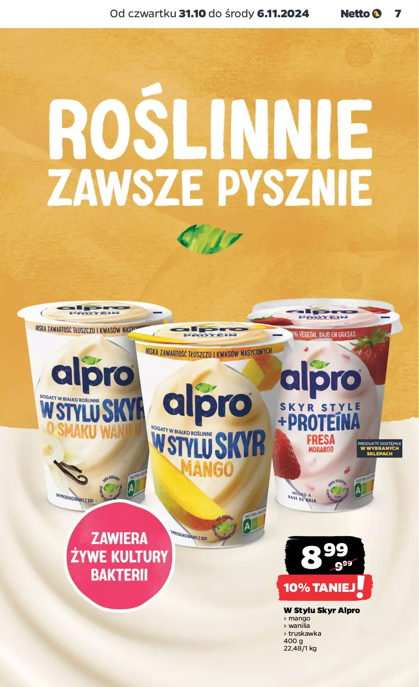 Gazetka promocyjna Netto - Artykuły spożywcze - ważna 31.10 do 06.11.2024 - strona 7 - produkty: Alpro, Mango