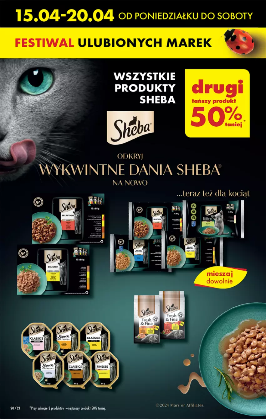 Gazetka promocyjna Biedronka - Od poniedzialku - ważna 15.04 do 20.04.2024 - strona 20 - produkty: Koc, Mars, Sheba