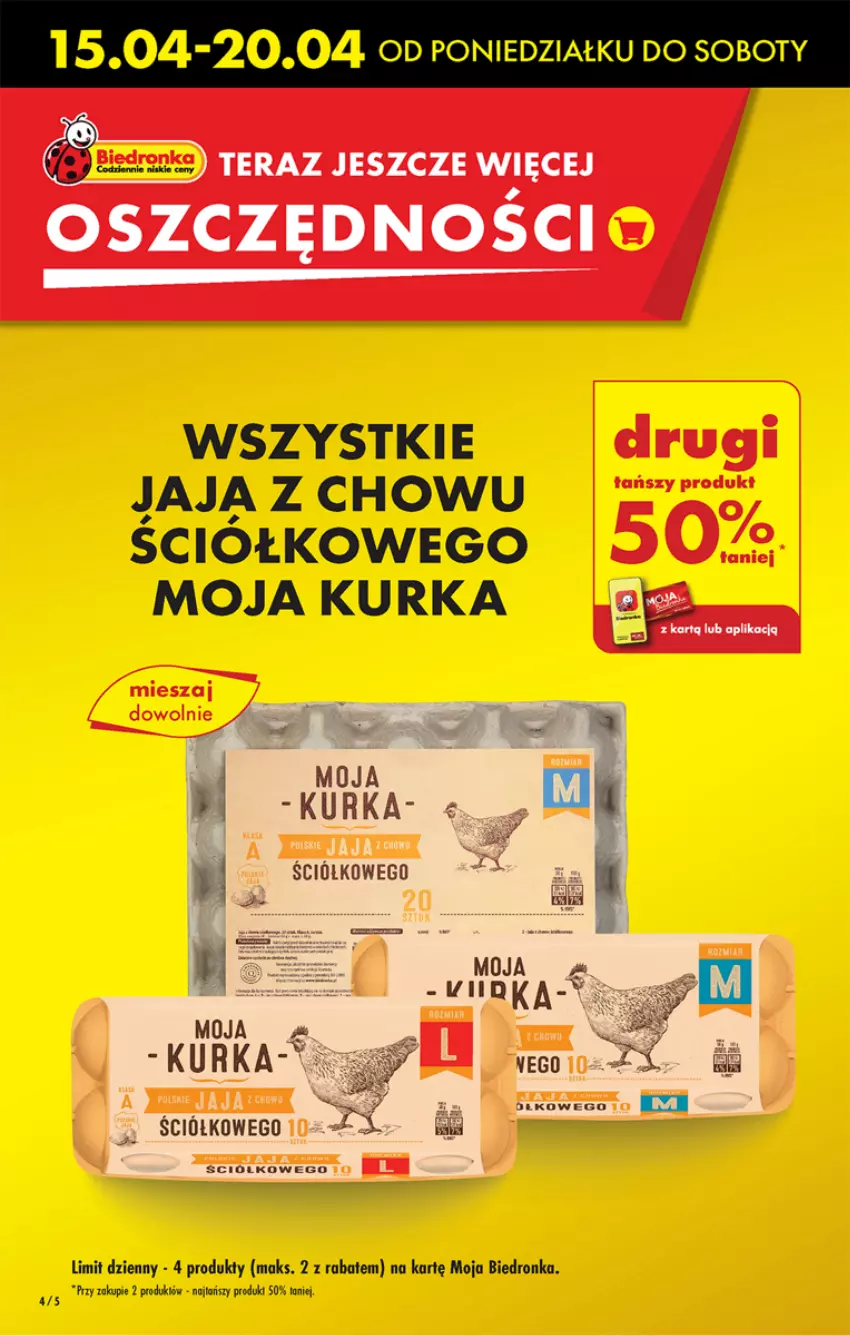 Gazetka promocyjna Biedronka - Od poniedzialku - ważna 15.04 do 20.04.2024 - strona 4 - produkty: Dron, Jaja