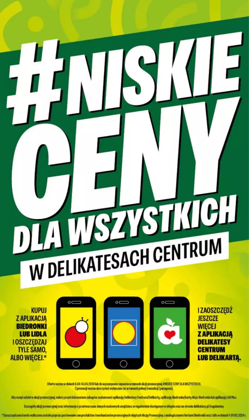 Gazetka promocyjna Delikatesy Centrum - NOWA GAZETKA Delikatesy Centrum od 8 kwietnia! 8-14.04.2024 - ważna 08.04 do 14.04.2024 - strona 1 - produkty: Dron, Por, Rama, Rum, Sok, Tran