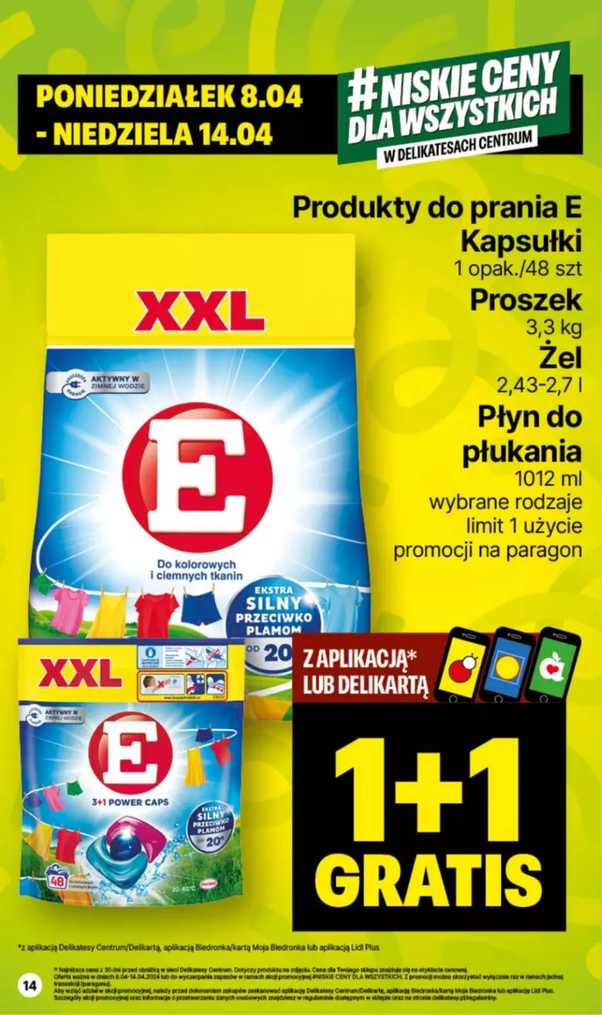 Gazetka promocyjna Delikatesy Centrum - NOWA GAZETKA Delikatesy Centrum od 8 kwietnia! 8-14.04.2024 - ważna 08.04 do 14.04.2024 - strona 14