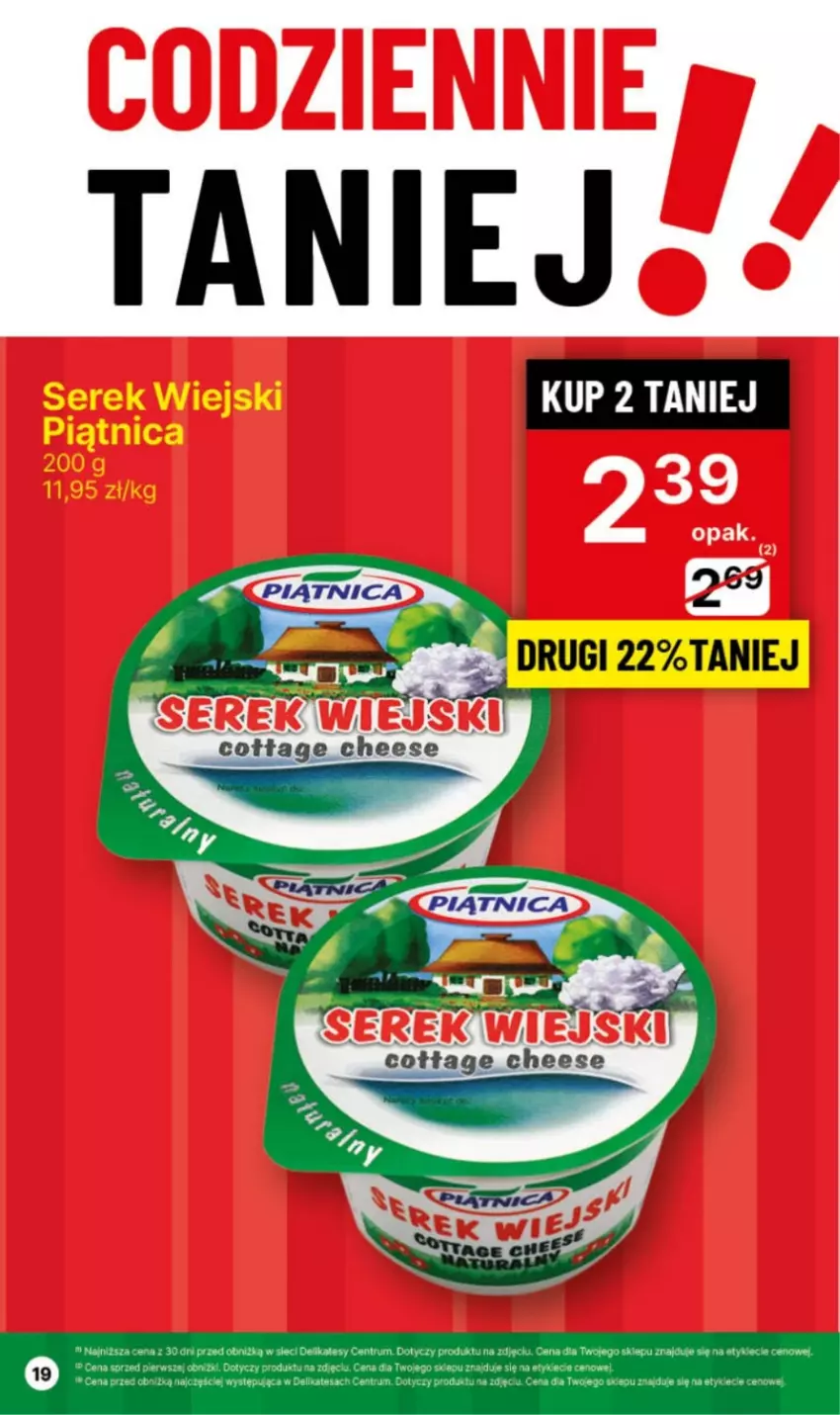 Gazetka promocyjna Delikatesy Centrum - NOWA GAZETKA Delikatesy Centrum od 8 kwietnia! 8-14.04.2024 - ważna 08.04 do 14.04.2024 - strona 19 - produkty: Piątnica