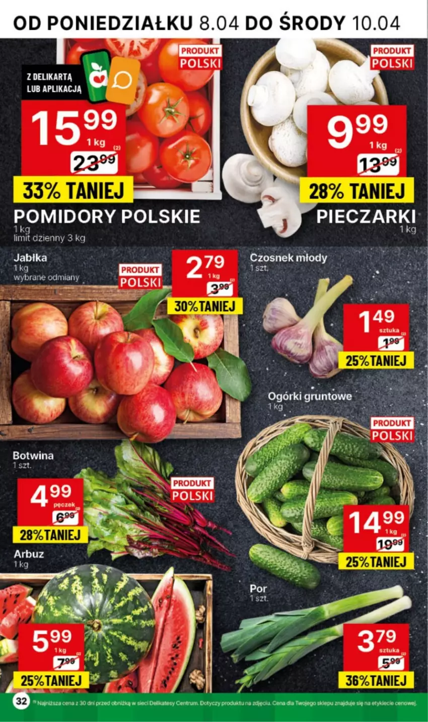 Gazetka promocyjna Delikatesy Centrum - NOWA GAZETKA Delikatesy Centrum od 8 kwietnia! 8-14.04.2024 - ważna 08.04 do 14.04.2024 - strona 32 - produkty: Czosnek, Piec, Pomidory, Rum