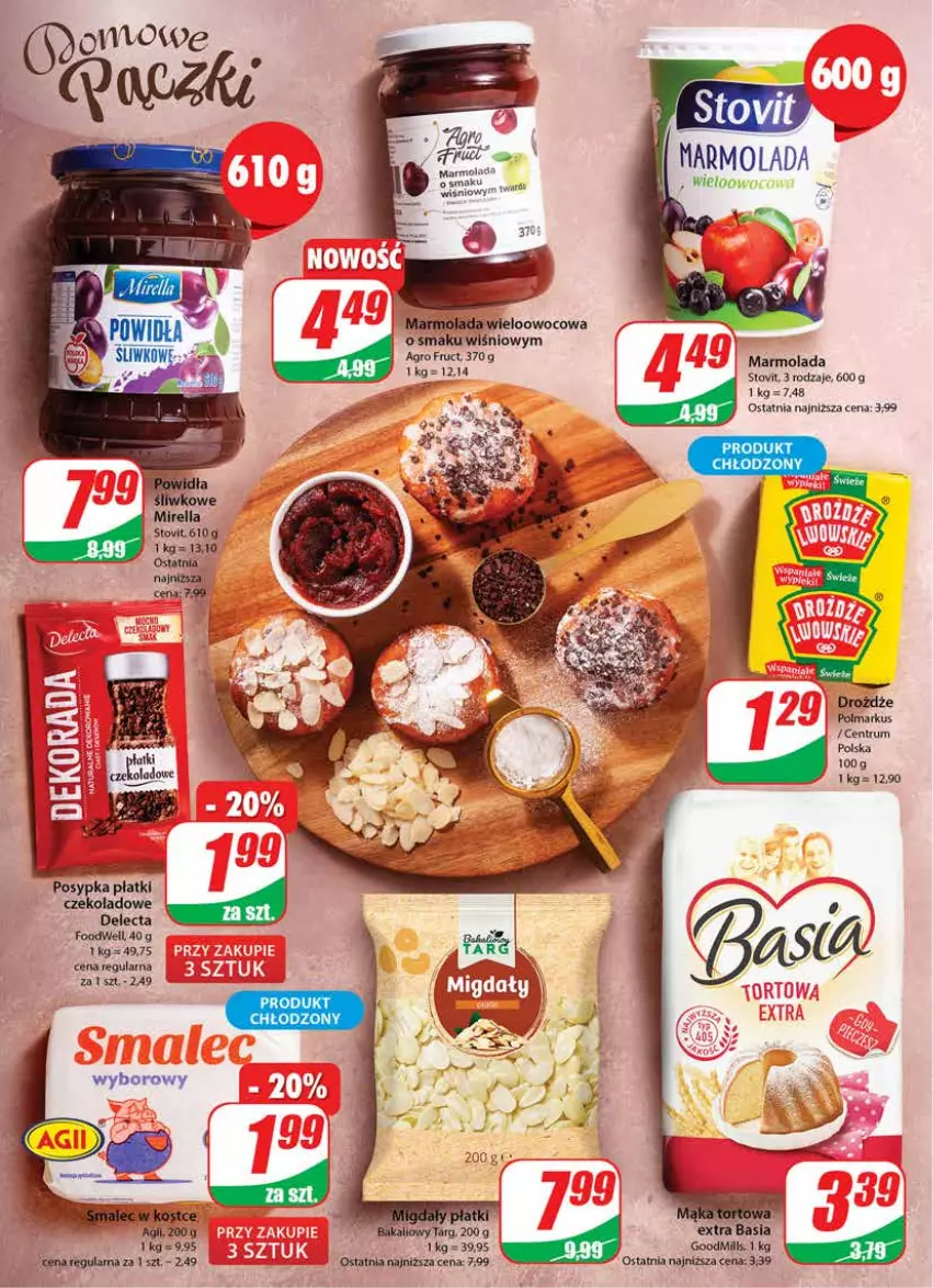 Gazetka promocyjna Dino - Gazetka - ważna 15.02 do 21.02.2023 - strona 6 - produkty: Basia, Czekolada, Delecta, Drożdże, Fa, Marmolada, Mola, Rum