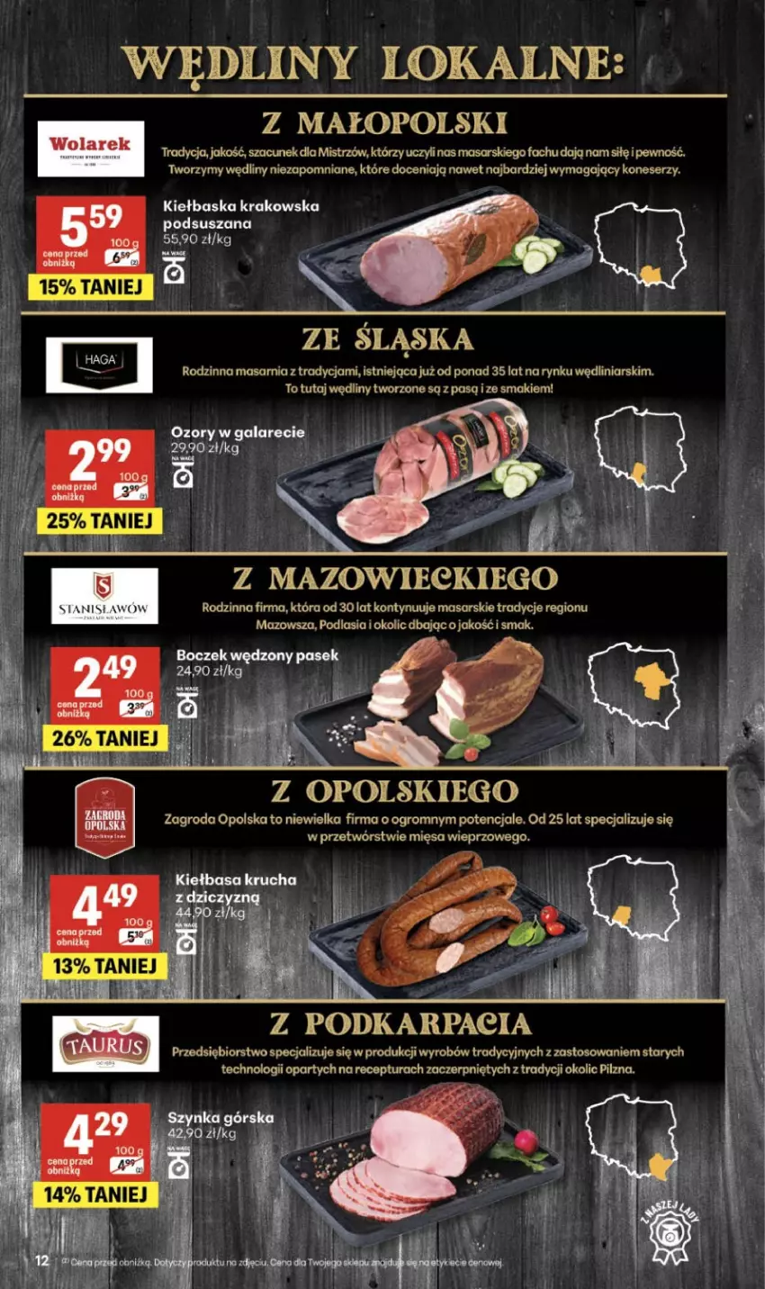 Gazetka promocyjna Delikatesy Centrum - Franczyza DC06 Czwartek - ważna 05.02 do 11.02.2026 - strona 12 - produkty: Boczek, Fa, Gala, Karp, Pasek, Ser