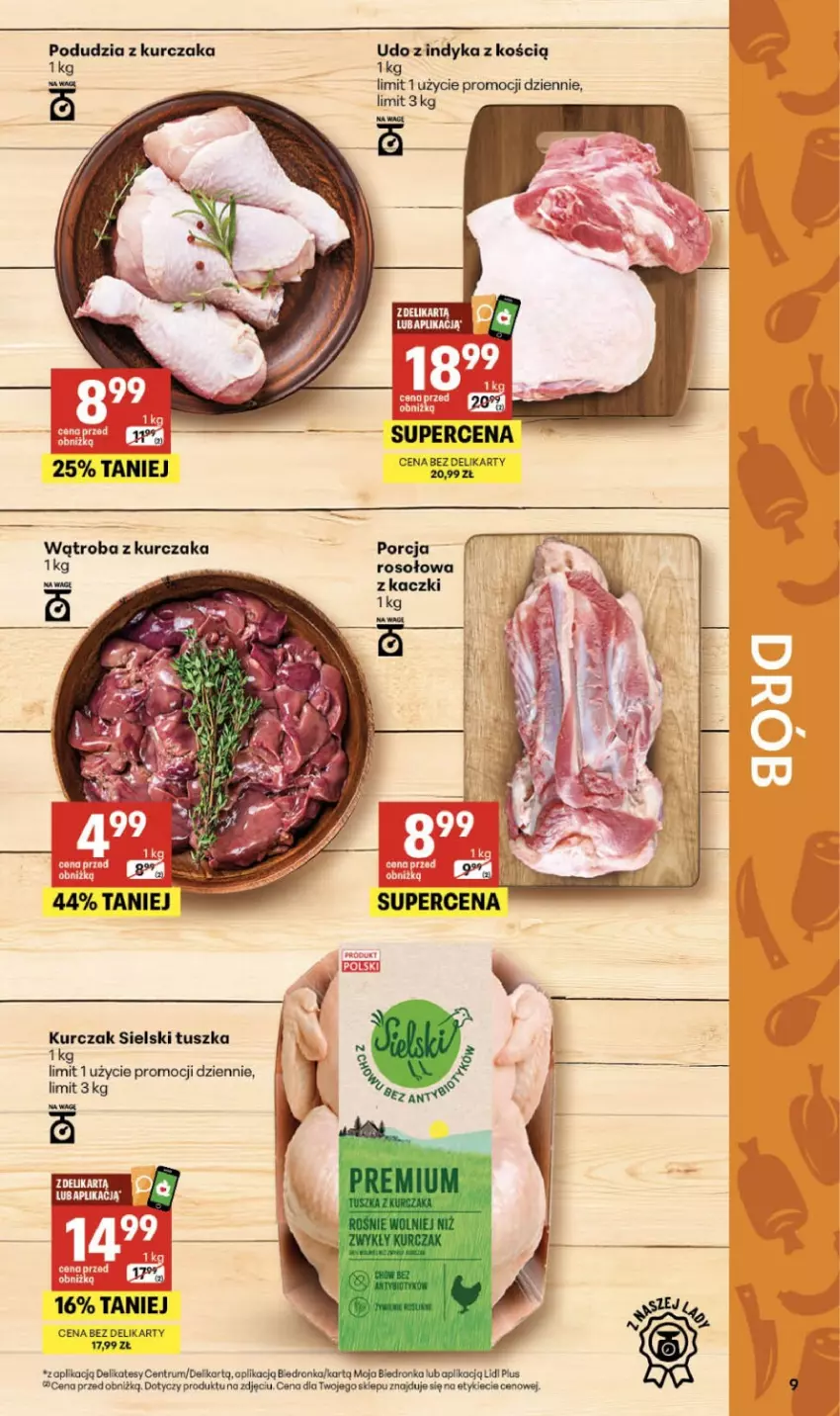 Gazetka promocyjna Delikatesy Centrum - Franczyza DC06 Czwartek - ważna 05.02 do 11.02.2026 - strona 9 - produkty: Dron, Kurczak, Por, Rum, Tusz