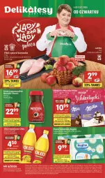 Gazetka promocyjna Delikatesy Centrum - Franczyza DC06 Czwartek - Gazetka - ważna od 11.02 do 11.02.2026 - strona 1 - produkty: Kurczak, Kawa rozpuszczalna, Sok, Rum, Koc, Gin, Papier, Filet z piersi kurczaka, Rama, Kawa, Tran, Papier toaletowy, Dron, Mleczko, Okap, Milka, Jabłka