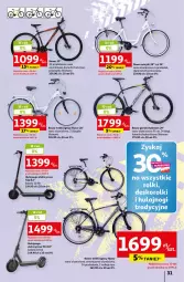 Gazetka promocyjna Auchan - Gazetka Korzyści na lato Hipermarket Auchan - Gazetka - ważna od 05.07 do 05.07.2023 - strona 31 - produkty: Rama, Rower, Rolki, Bateria, Hulajnoga, Hulajnoga elektryczna