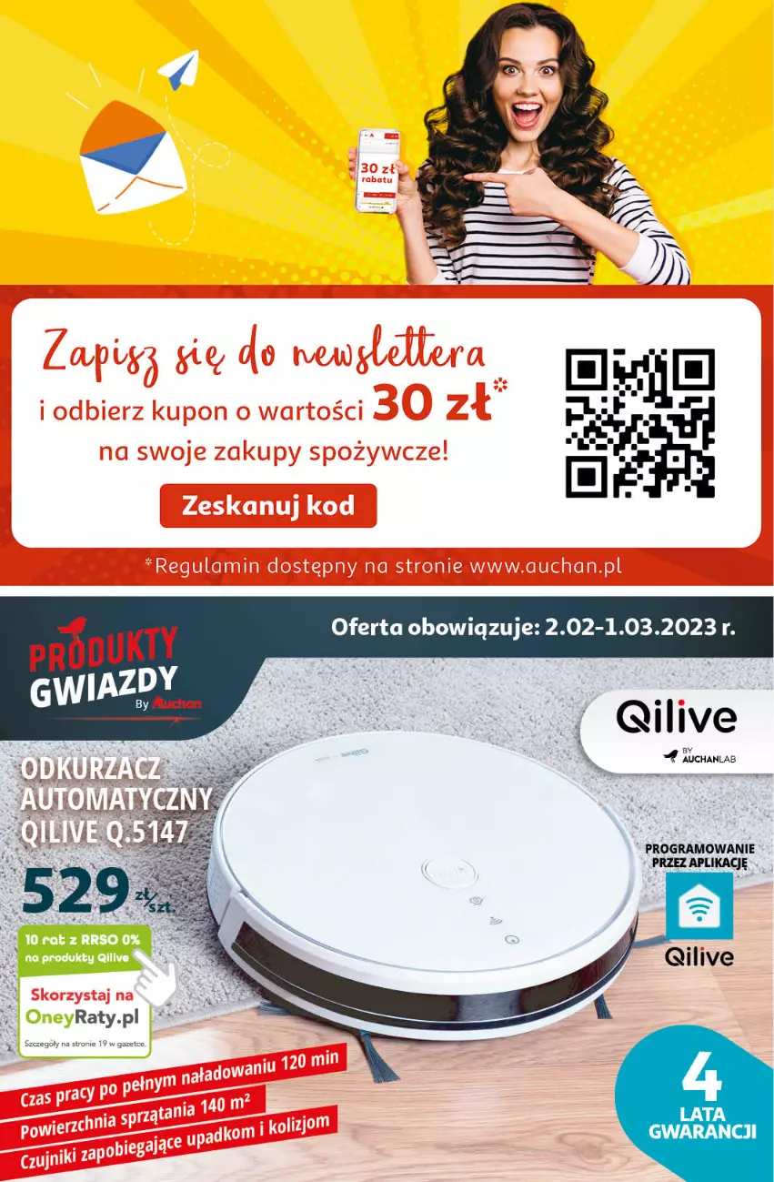 Gazetka promocyjna Auchan - Gazetka Wielkie Porządki w niskich cenach Hipermarket Auchan - ważna 16.02 do 22.02.2023 - strona 2 - produkty: Gra