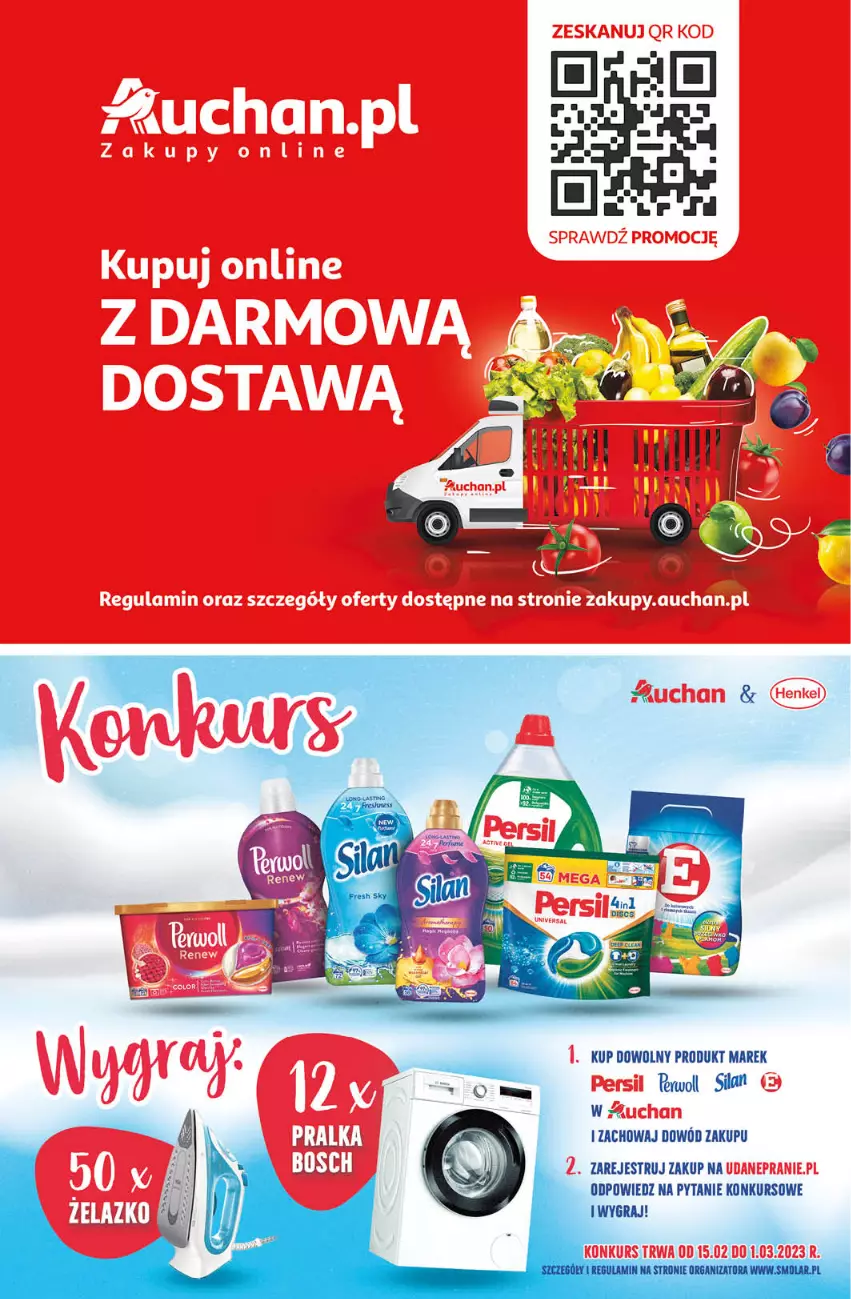 Gazetka promocyjna Auchan - Gazetka Wielkie Porządki w niskich cenach Hipermarket Auchan - ważna 16.02 do 22.02.2023 - strona 3 - produkty: Gra, Silan