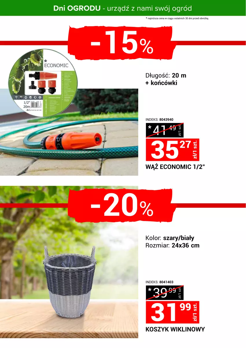 Gazetka promocyjna Merkury Market - Urządź z nami swój ogród - ważna 24.04 do 30.04.2025 - strona 10 - produkty: Kosz, Ogród