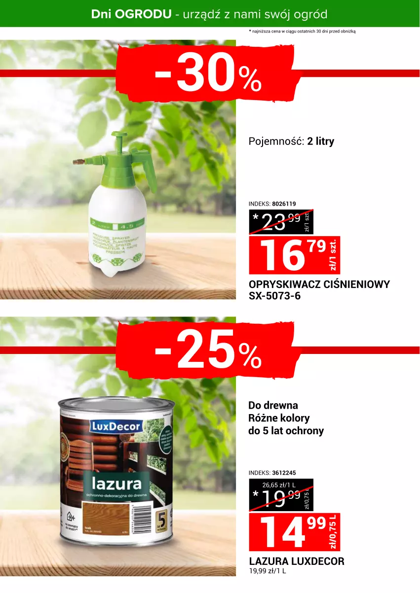 Gazetka promocyjna Merkury Market - Urządź z nami swój ogród - ważna 24.04 do 30.04.2025 - strona 13 - produkty: Kosz, Lazur, LuxDecor, Ogród