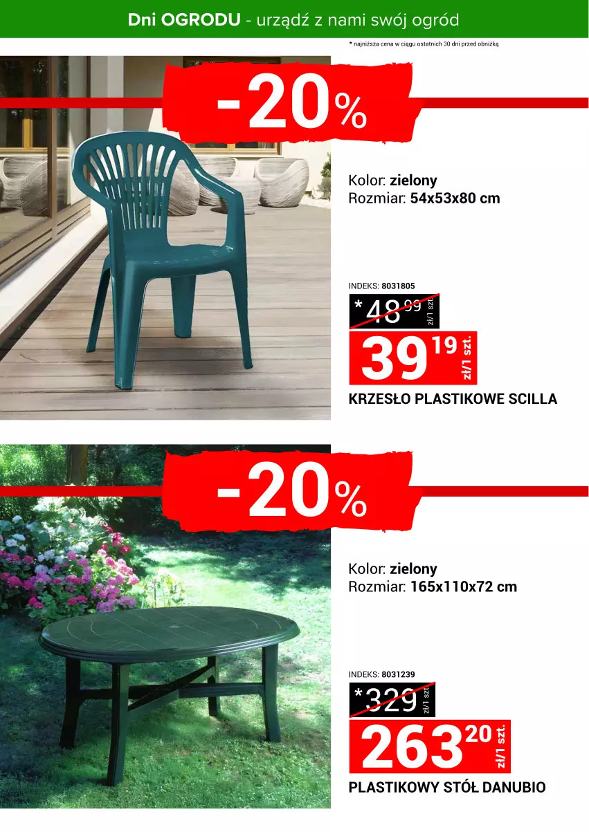 Gazetka promocyjna Merkury Market - Urządź z nami swój ogród - ważna 24.04 do 30.04.2025 - strona 19 - produkty: Krzesło, Ogród, Stół