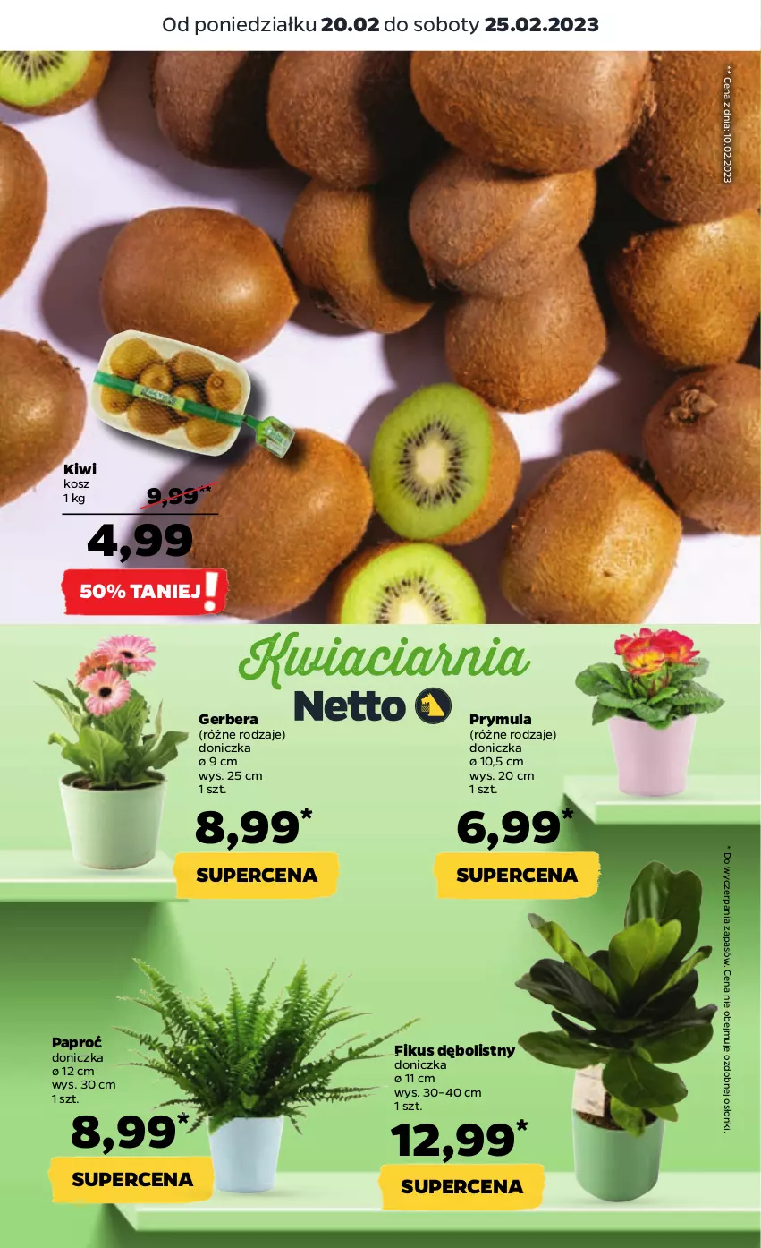 Gazetka promocyjna Netto - Artykuły spożywcze - ważna 20.02 do 25.02.2023 - strona 5 - produkty: Gerber, Kiwi, Kosz, Prymula