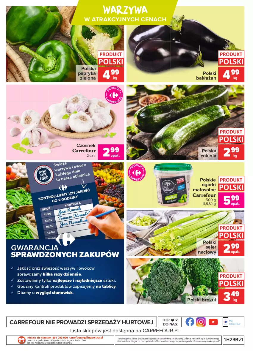 Gazetka promocyjna Carrefour - Gazetka Targ Świeżości - ważna 19.07 do 26.07.2021 - strona 4 - produkty: Czosnek, HP, O nas, Papryka, Seler naciowy, Warzywa